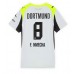 Maillot de foot Borussia Dortmund Felix Nmecha #8 Extérieur vêtements Femmes 2025-26 Manches Courtes